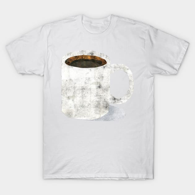 Plain Mug of Black Coffee T-Shirt by Babban Gaelg